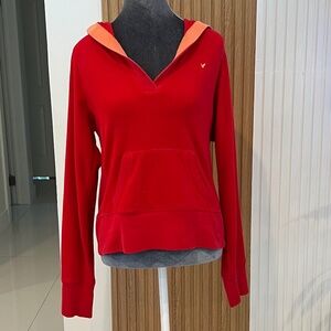 Ladies American Eagle Fleece Light weight Pullover Hoodie Size M